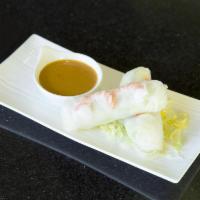 2 Summer Roll · Lettuce, cucumber and rice noodles wrapped in crystal rice paper. Served with house special ...