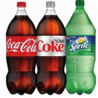 2 Liter Soda · Coke, Diet Coke,  or Sprite