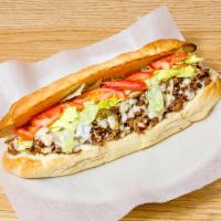 Philly Steak Sub · Onions, peppers and choice of cheese.