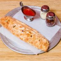 Stromboli · Comes with cheese and one pizza topping.