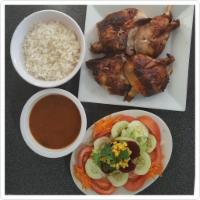 ***Roasted Chicken Special*** · One Whole Roasted Chicken, one large rice and beans, one large green salad. Free 2 liter Pep...