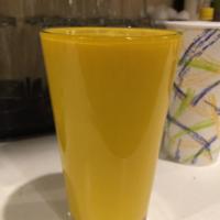 Mango Lassie · Chilled yogurt drink blended with mango.