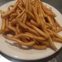 French Fries · Deep fried potato strips lightly salted.