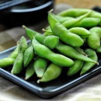 Edamame · Broiled soybeans.