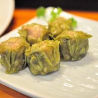 Wasabi Shu Mai · Steamed pork wasabi dumpling 5 pcs