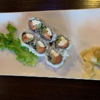 Philadelphia Roll · Smoked salmon, Cream cheese & cucumber rolled and cut in 6 pcs