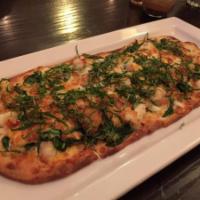 390538. Lobster Pizza · Lobster, fontina cheese, spinach and basil with homemade lobster sauce.