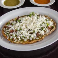 Sopes with Choice of Meat · 