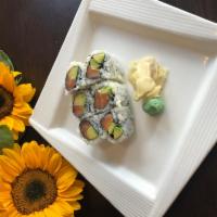 Salmon Avocado Roll · Prepared with your choice of rice. 