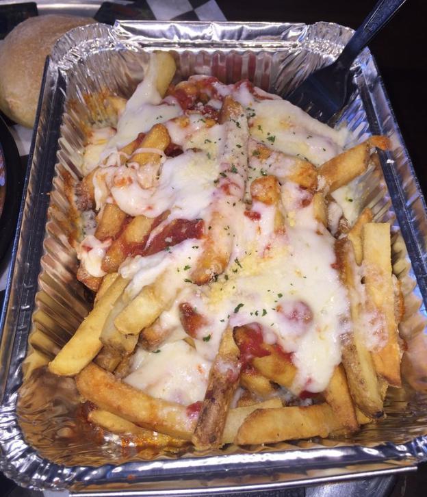 Pizza Fries · Add side of cheddar for an additional charge.