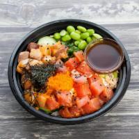 Poke with 2 Scoops of Protein · Choose 2 proteins.