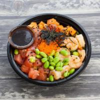 Poke with 3 Scoops of Protein · Choose up to 3 kinds of protein.