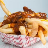 Chili Fries · When you just want chili on your fries. Choose beef or vegetarian.