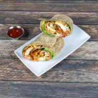 Crispy Chicken, Bacon and Ranch Wrap · Crispy chicken breast, bacon, ranch dressing, lettuce and tomato.