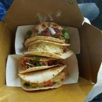 Nice Rack Street Tacos · Barbacoa, carnitas, tinga, cochinita, and picadillo. On 4