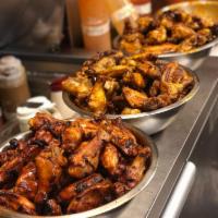 CRUSH Wing Overload · 26 Smoked Wings with Ranch or Blue Cheese