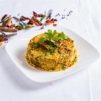 Cotillion Special Biryani · Seasoned basmati rice with chicken, lamb and shrimp.
