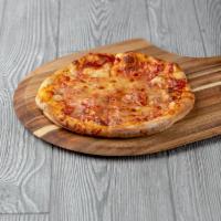 Cheese Pizza · Made in the traditional Neapolitan style with a medium thin crust. Our pizza sauce is made w...
