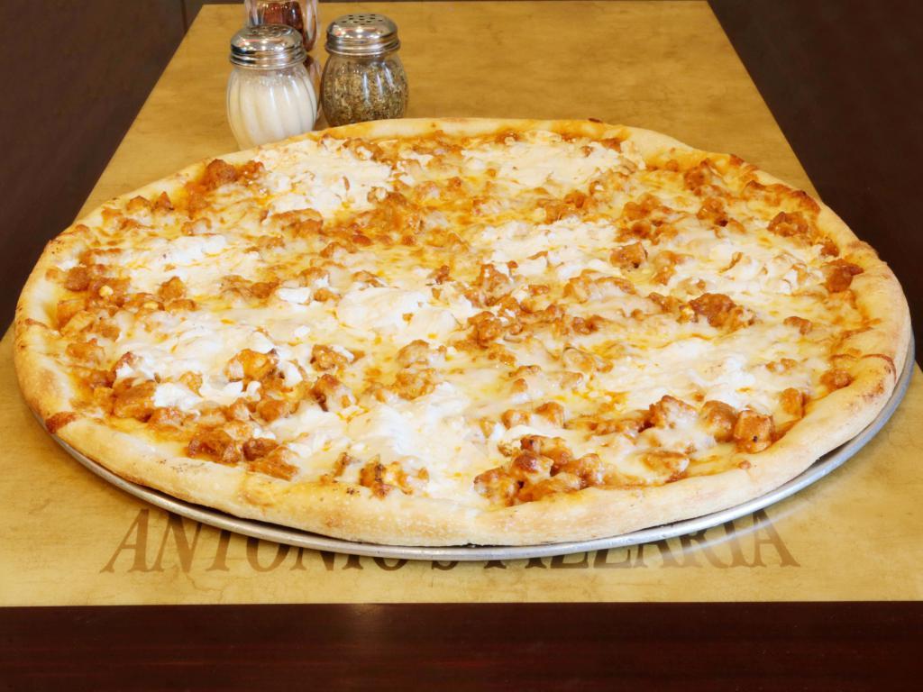 Buffalo Chicken Pizza · Please try to tip in cash 