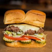 Cheeseburger · White American cheese, pickles, lettuce, tomato, onion, and secret sauce. Served on King's H...