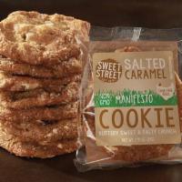 Salted Caramel Cookie · Non-GMO Cage-Free Eggs