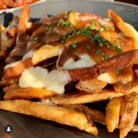 POUTINE · cheese curds and gravy.