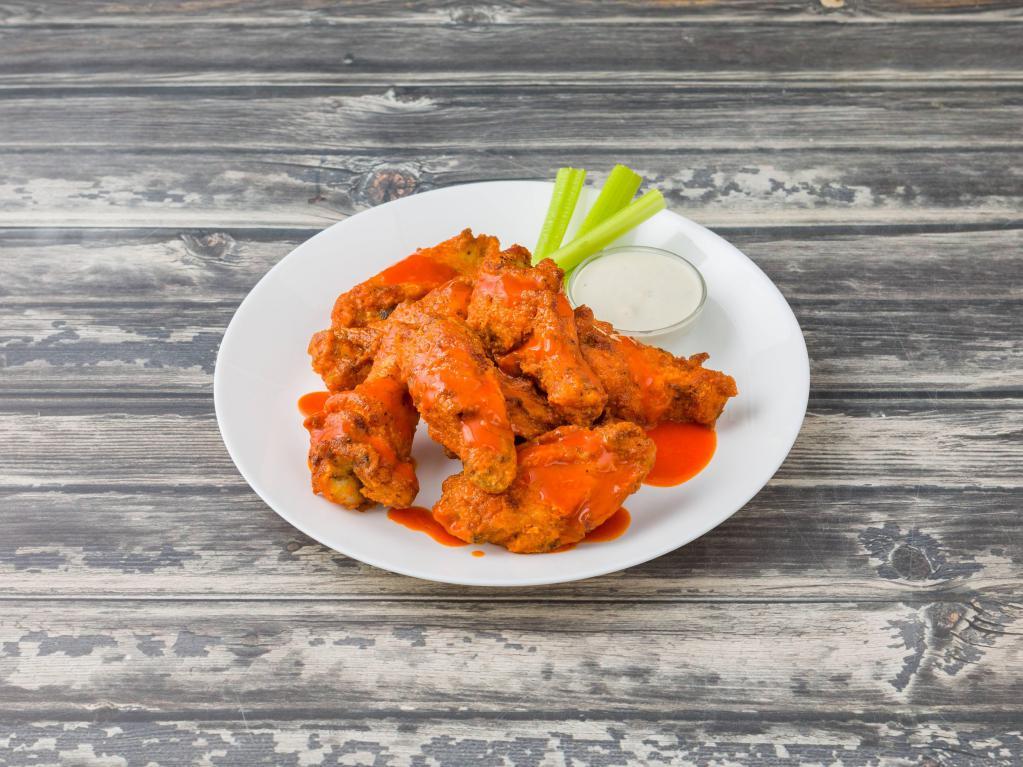 BUFFALO WINGS · comes with celery & bleu cheese