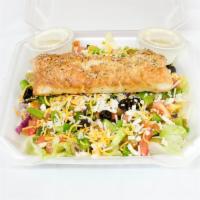 House Salad · Lettuce, tomato, onion, green peppers, black or green olives and cheese.