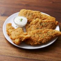 4 Chicken Tenders · Served with ranch dressing. 