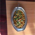 Chana Masala · Garbanzo beans in a special blend of spices. Vegetarian.