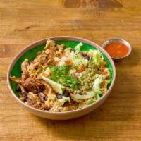 Burrito Bowl · The perfect bowl filled with Mexican rice, black beans, romaine lettuce, pico de gallo, guac...