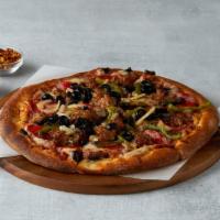 La Pizzeria Special · Sausage, pepperoni, onions, olives, bell pepper and mushroom. 