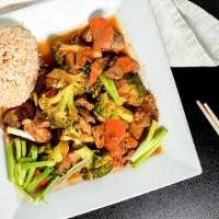 Szechuan · Broccoli, carrots, green onions and spicy garlic sauce. Spicy.