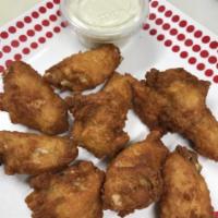 Chicken Wings · Deep fried chicken wings with your choice of sauce. 