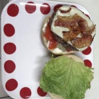 Bacon Cheeseburger Bulky · Served with lettuce, tomatoes, and mayo.