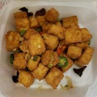 Tofu with Spicy Salt · Spicy.