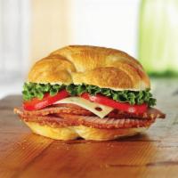 Ham Classic Sandwich · Honey Baked Ham topped with Swiss cheese, lettuce, tomato, Duke’s mayo & hickory honey musta...