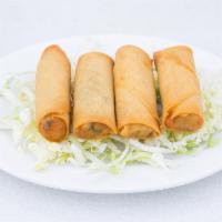 2. Vegetable Egg Roll · 4 pieces.