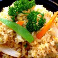 Vegetable Fried Rice · Fried rice with mixed vegetables. 