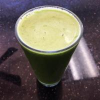Tropical Green Juice · Pineapple, kiwi, kale, orange and ginger.