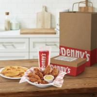 Premium Chicken Tender Pack · 16 premium golden-fried chicken tenderloins with BBQ and Honey Mustard sauce. Served with wa...
