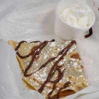 Nutella Crepe · Crepe with nutella only