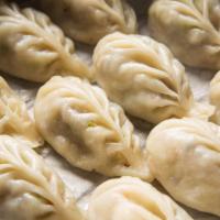 素蒸餃 Vegetarian Dumplings · 10 pcs. Stuffed with Napa cabbage, vermicelli noodles, Shiitake mushroom, seasoned bean curd...