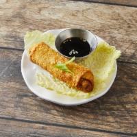 01. Egg Roll · Crispy dough filled with minced vegetables.