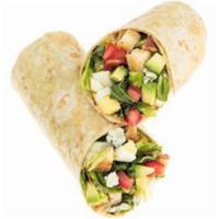 Cobb Wrap · 360-1100 calories. Romaine and Iceberg blend, breaded chicken, bacon pieces, tomatoes, avoca...
