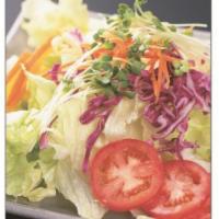 2. Green Salad · Green salad with delicious house dressing.