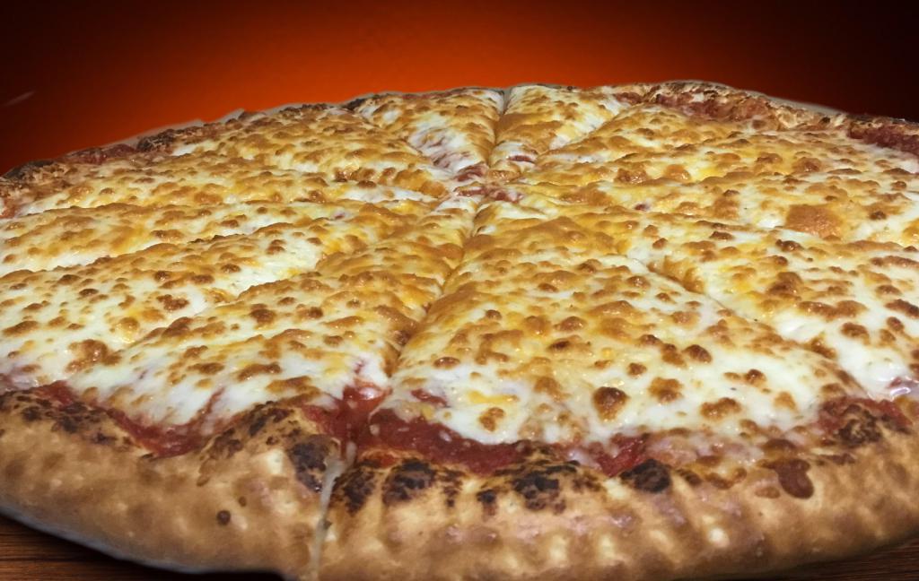 Cheese Lovers pizza · Tomato sauce with mozzarella cheese added by Parmesan and jack cheddar cheese
