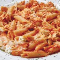 3 Cheese Baked Penne · A hearty pasta dish smothered in our homemade marinara sauce then baked with ricotta, mozzar...