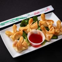 6 Piece Crab Rangoon · Cream cheese wontons.