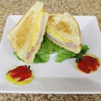 2 Eggs Breakfast Sandwich Breakfast · On choice of bagel, roll or wrap.